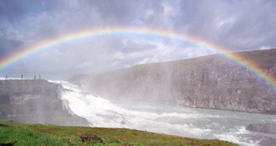 Gullfoss i Island