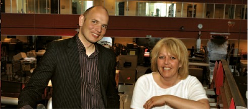 Mads Smedegaard and Annette Rodeck Michaelsen