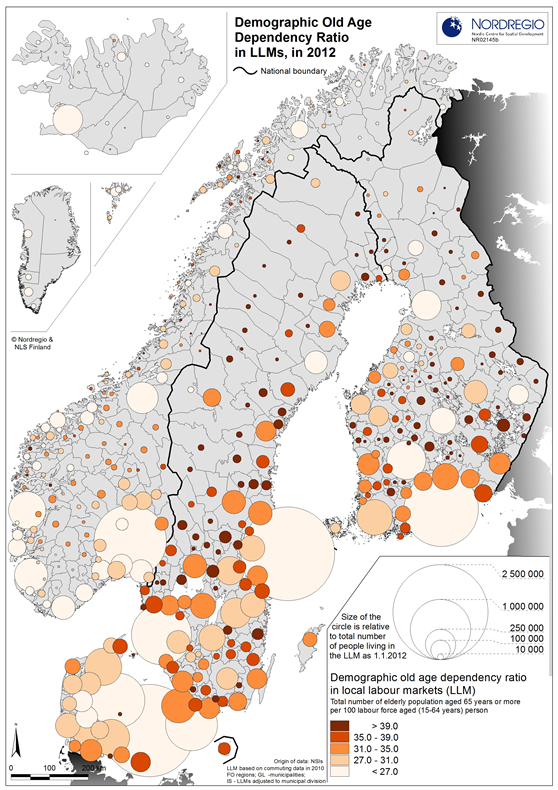 Map old age