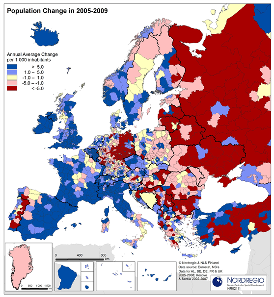 population map of europe