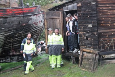 Mining students in Greenland, Sisimut