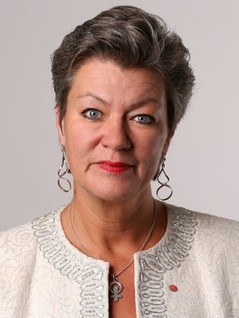 Ylva Johansson front page