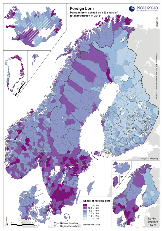 Immigration map portlett