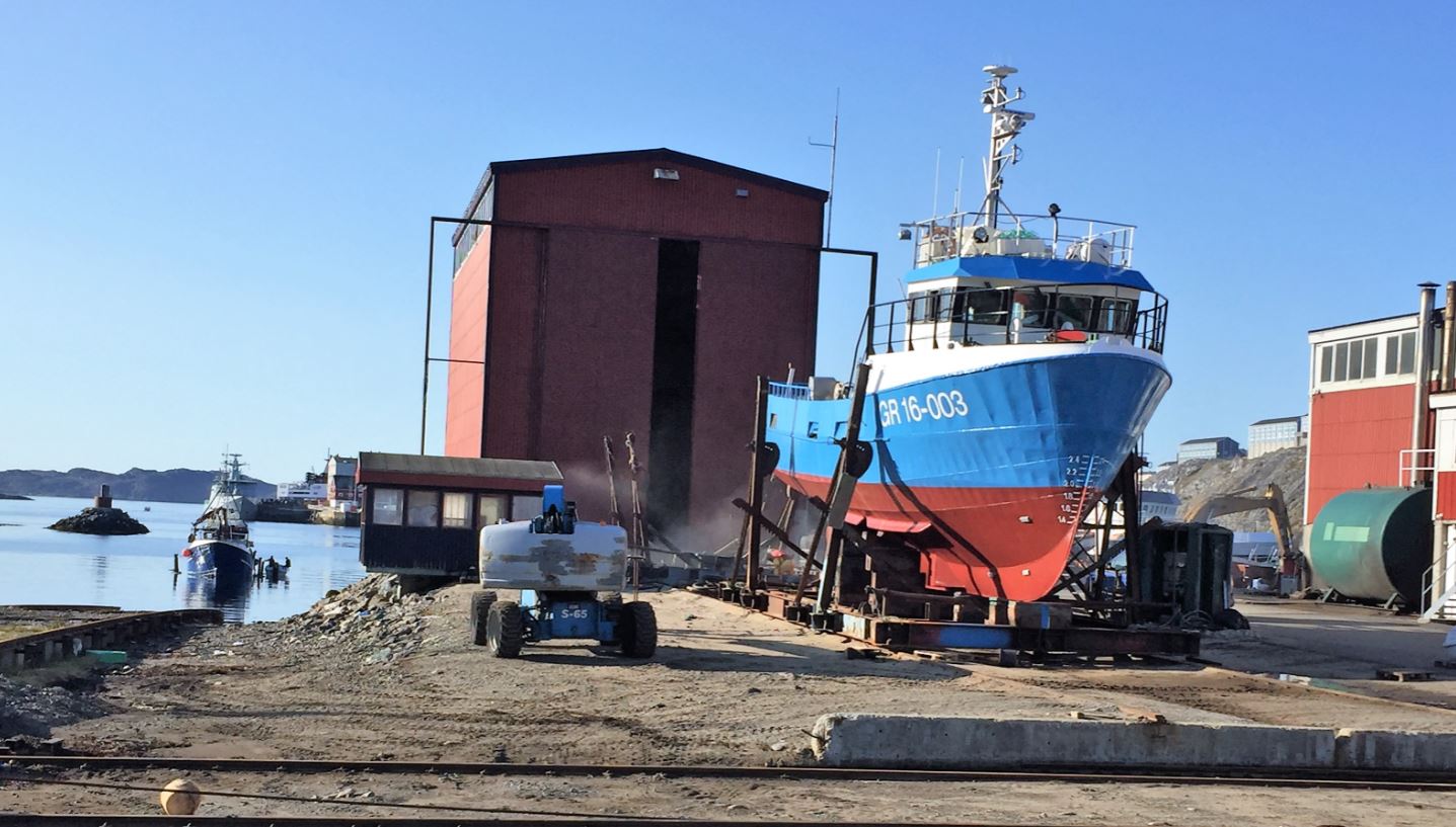 Greenland ship yard