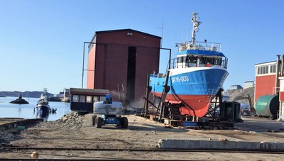 Greenland ship yard