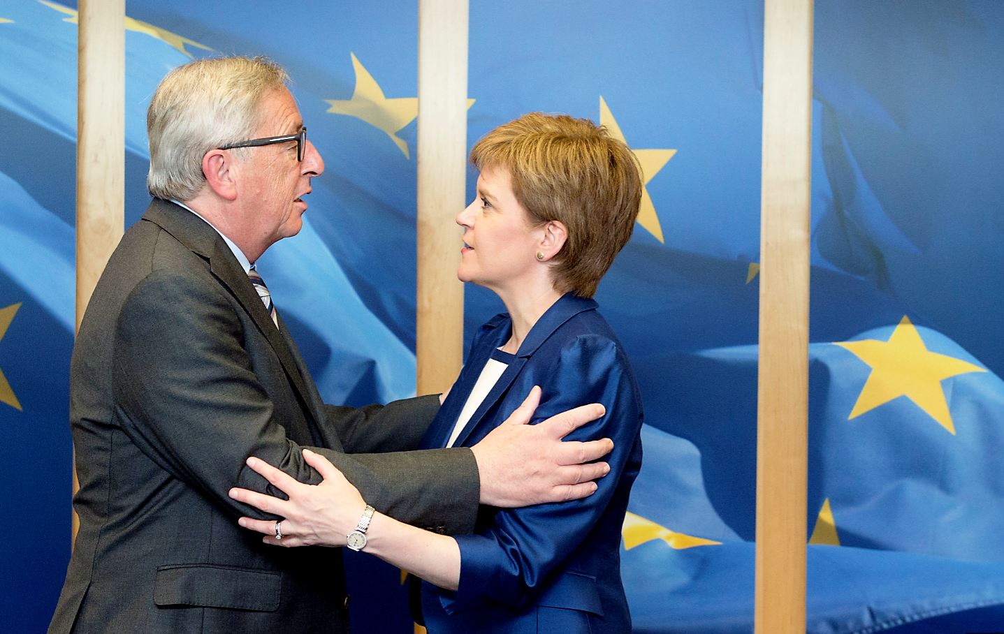 Juncker and Sturgeon