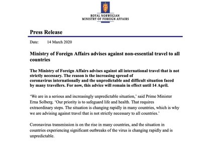 MFA press release