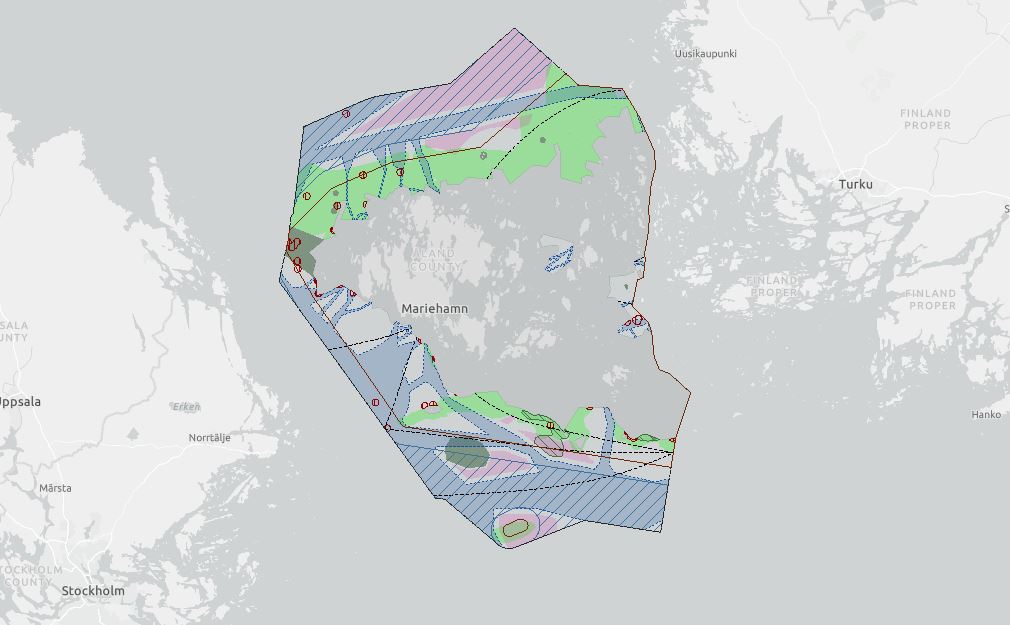 Åland map