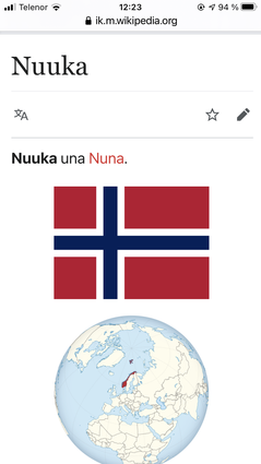 Greenlandic Wikipedia