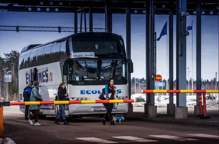 Finnish border crossing