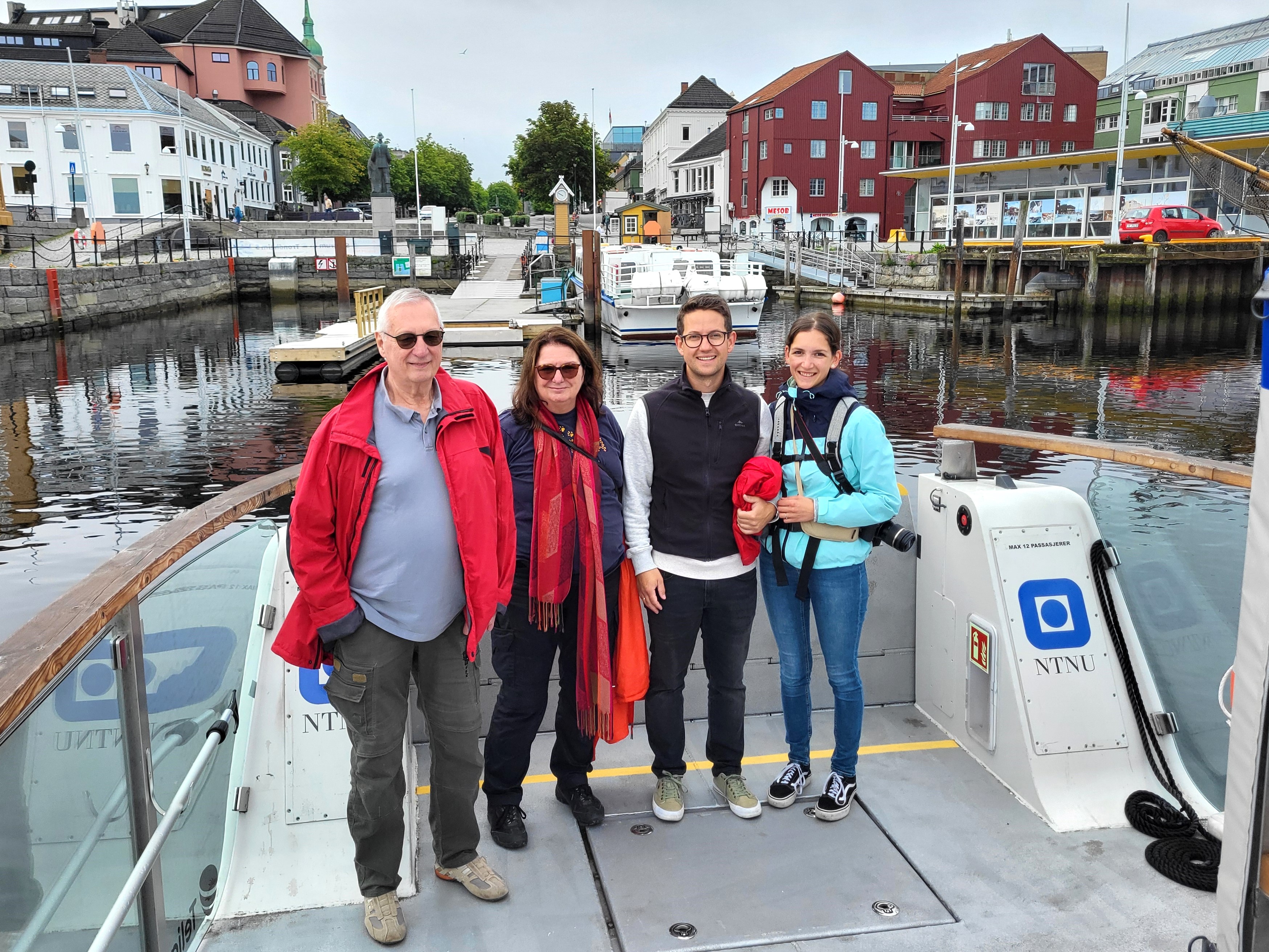 Ferry tourists