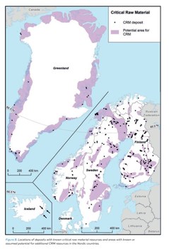 Raw materials map