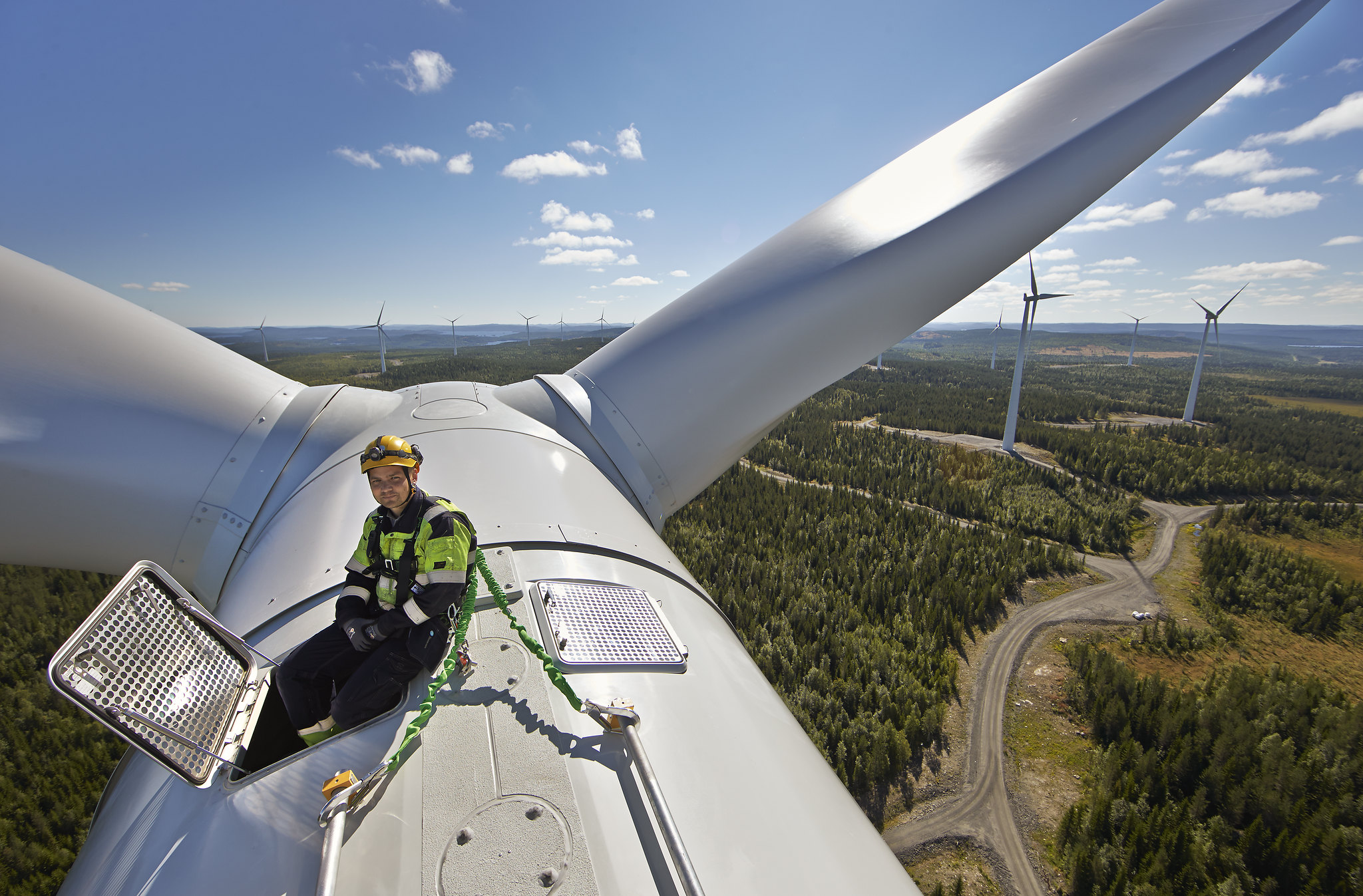 Wind turbine hatch